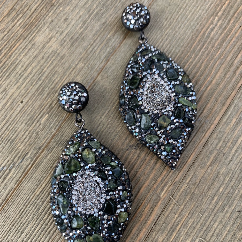 Army Jeweled Earrings